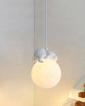 Cute animal-shaped moon pendant lamp - Elephant