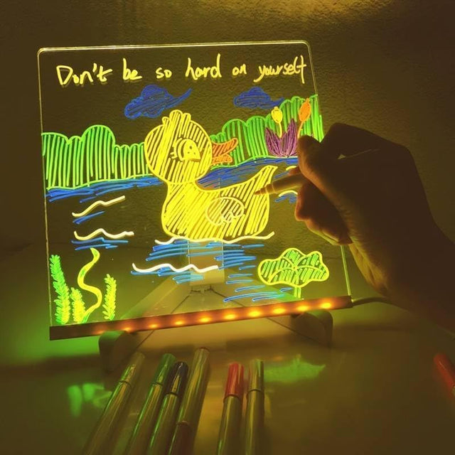LED Notice Board with 7 colours Pen
