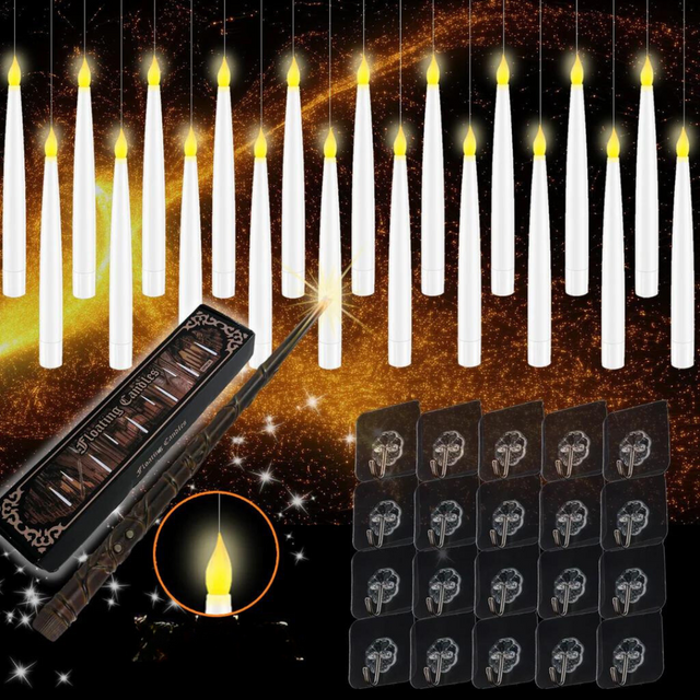 Floating LED Candles - MagicGlow - Inspired by Harry Potter - Create a Magical Atmosphere