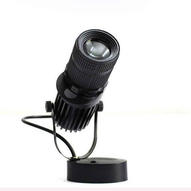Adjustable LED spotlight - focus light background