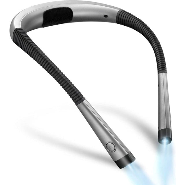 LED Neck Reading Lamp, Book Light for Reading in Bed, 3 colours, 6 Brightness Levels, Flexible Arm, Rechargeable, Durable, Perfect for Reading, Knitting, Camping, Repairing