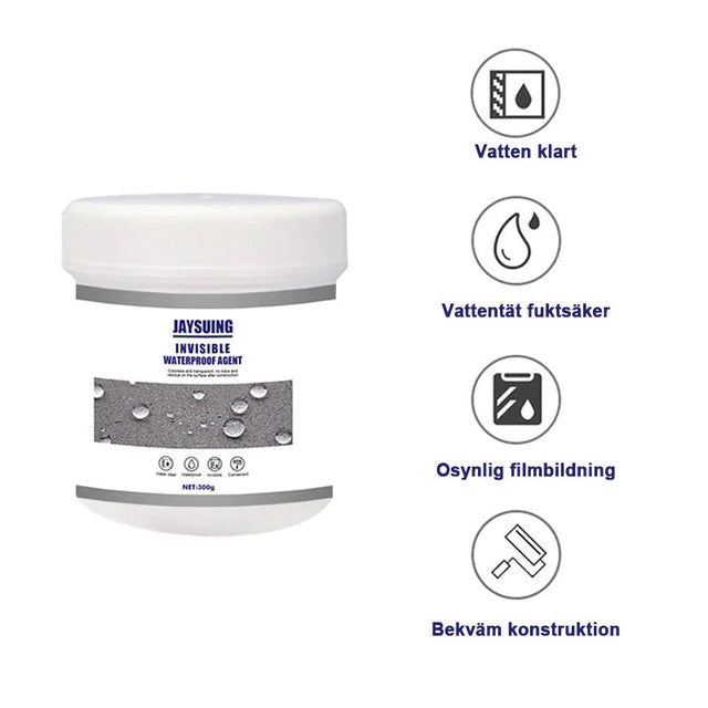 Transparent waterproof coating