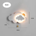 Children's room wall lamp, Playful design