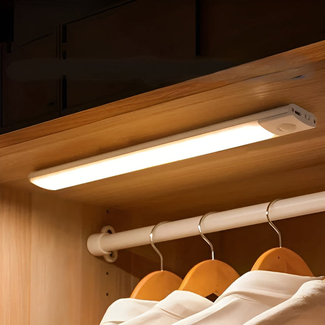 | Rechargeable LED lamp with innovative motion sensor