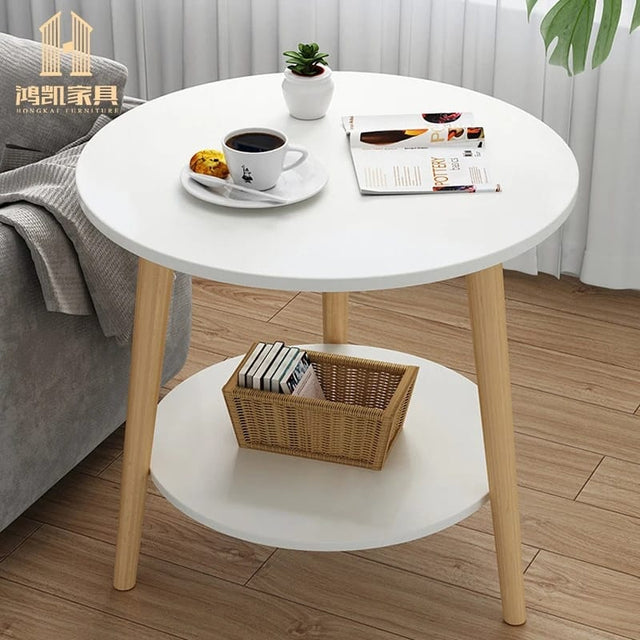 Double-layer round table