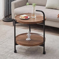 Trolley cart / double-layer side table