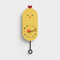 Cute Chicken Kids Room Silent Wall Clock