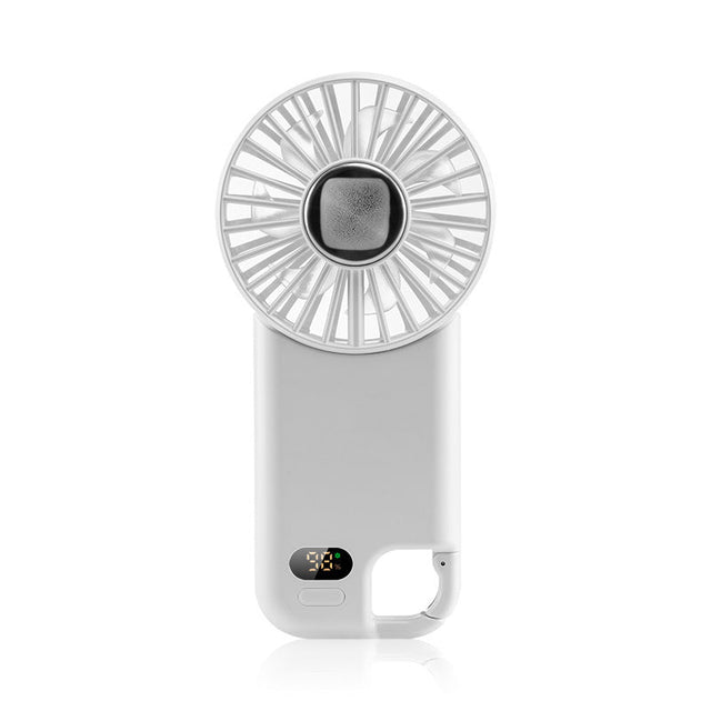 Portable Rechargeable Fan with Smartphone Case