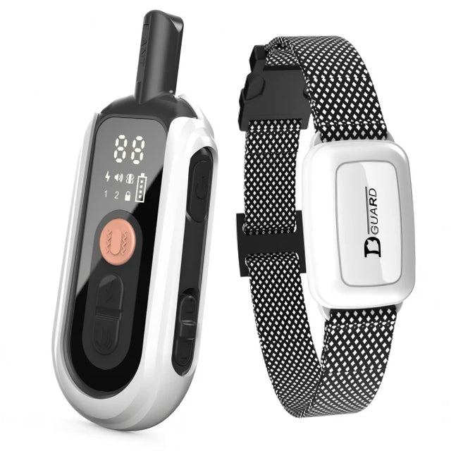 Rechargeable Waterproof Dog Training Collar with Remote & Bark Control – TrainMate