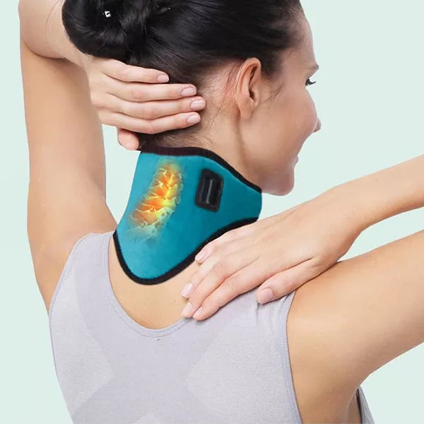 Heated Cervical Collar – Neck Heating Band against Muscle Tension and Headaches