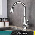 Brass Kitchen Faucet Pull Out Mixer Sink Water Tap 360 Rotation Single Handle
