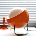 Glass table lamp in Bauhaus style for artistic atmosphere