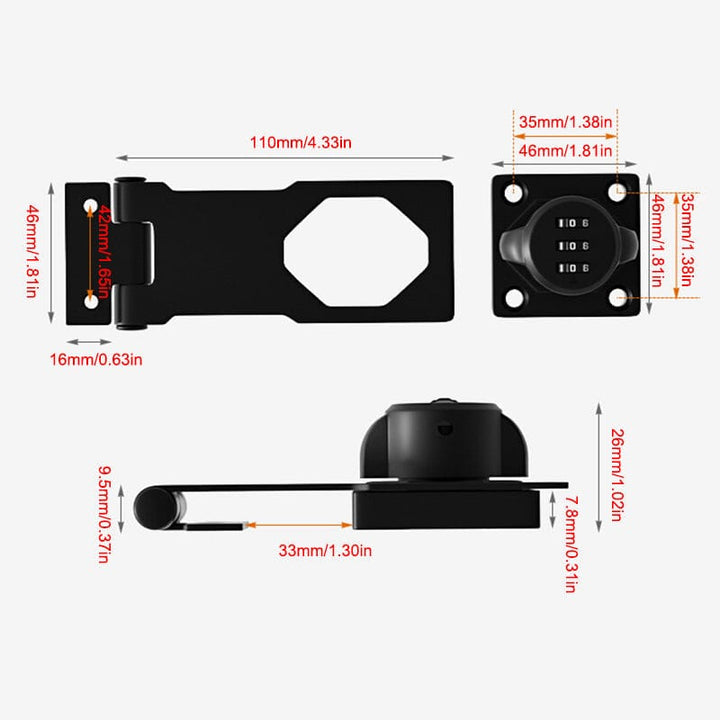 Household cabinet lock password locks