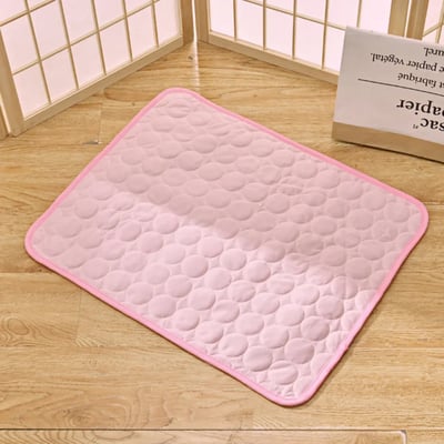 Cooling mat for pets with non-toxic self-cooling gel