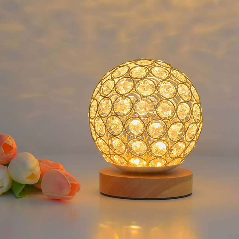 Modern Minimalist Round USB rechargeable LED table lamp