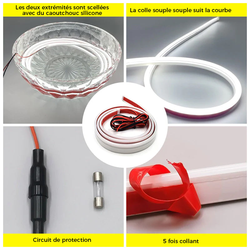 Kit for the wiring harness of the dynamic wiper motor |
