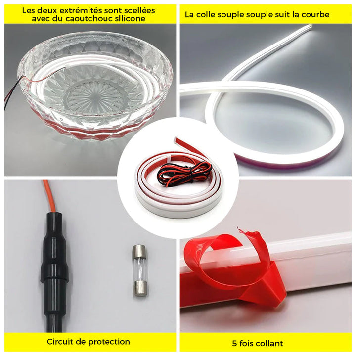 Kit for the wiring harness of the dynamic wiper motor |