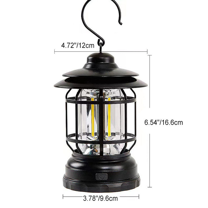 Contemporary Industrial Portable USB Rechargeable Camping Lamp Horse Lamp For Outdoor