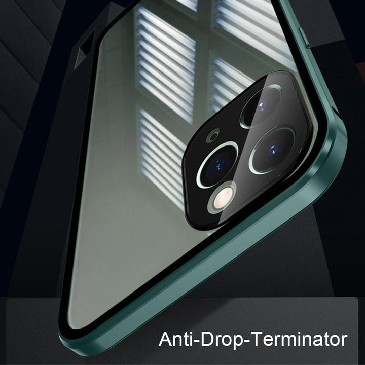 iPhone case with double-sided buckle