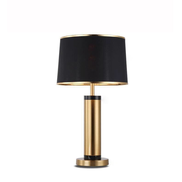 Modern Transitional Cylinder Iron Fabric 1-Light Table Lamp for the Living Room