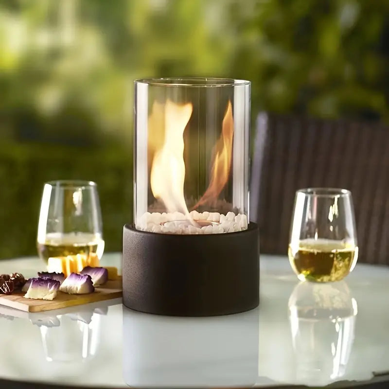 Modern &amp; Portable Fireplace - Burn Bright
