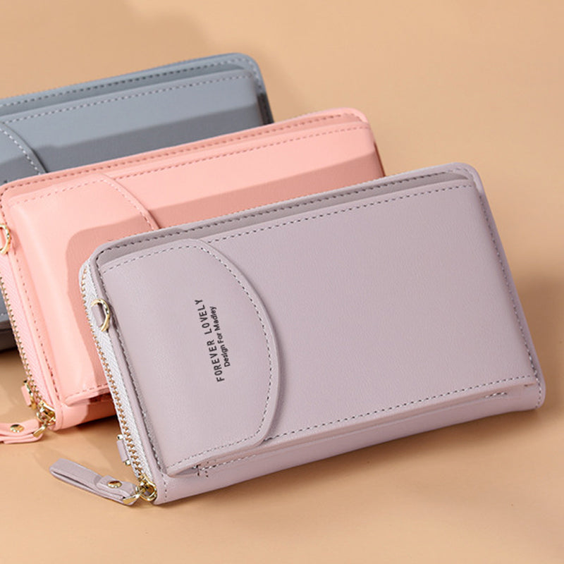 First-class phone case/shoulder bag with zipper |
