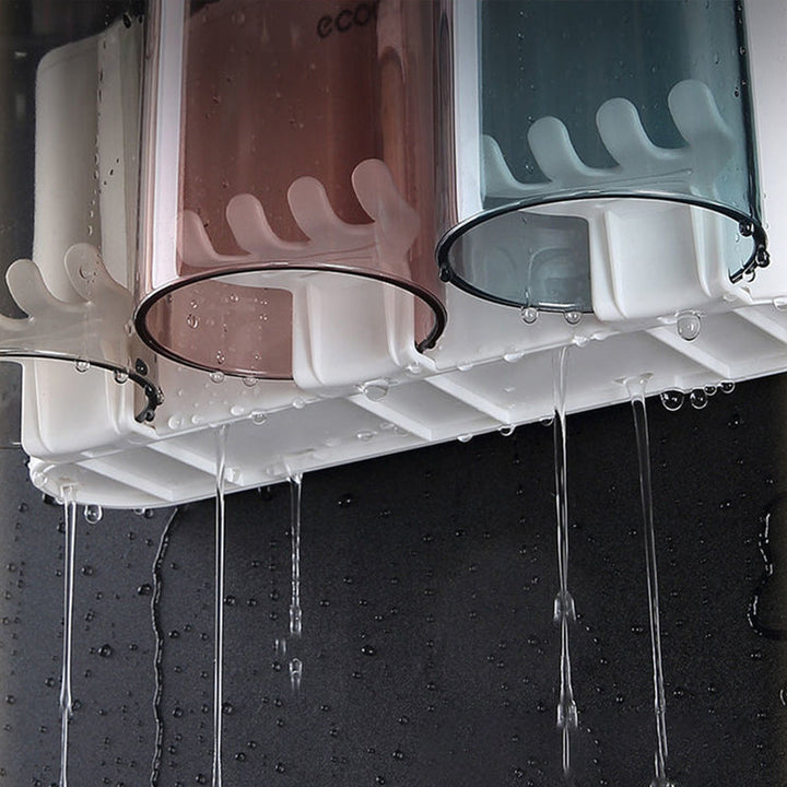 Gap-free toothbrush holder