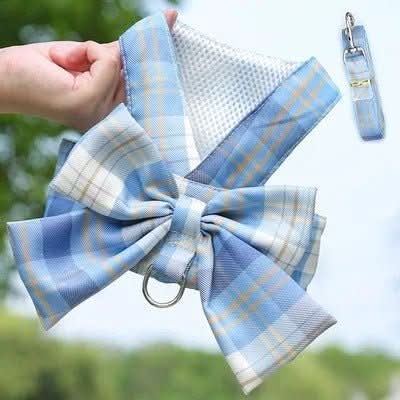 AURÉLIEN HARNESS – Adjustable dog harness with bow for stylish walks