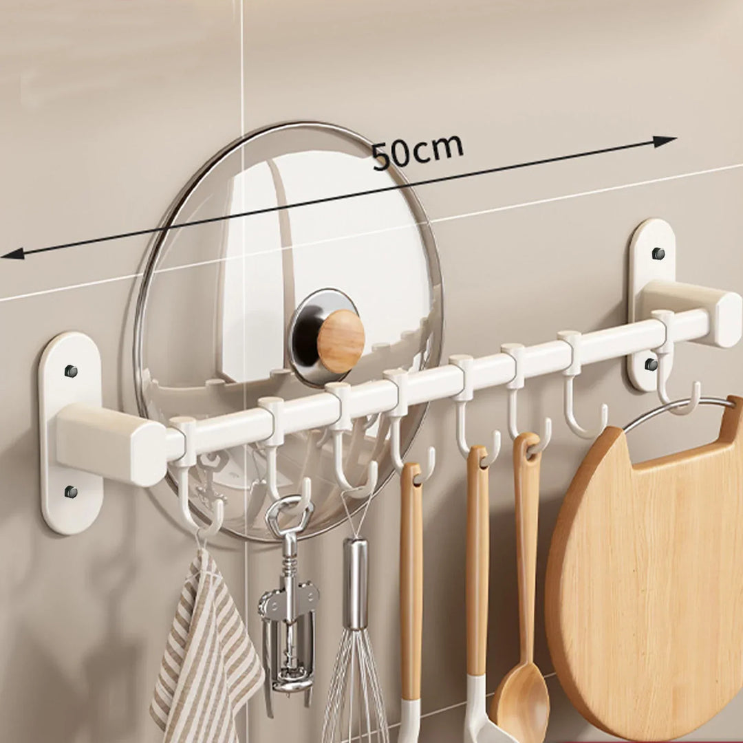 Storage shelf for kitchen utensils – versatile use – wall-mounted – storage shelf for pan lids and spatulas