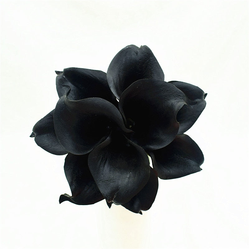 10 marine blue Calla lily PU Real Touch flowers wedding decoration bouquets table decoration artificial flowers home decor