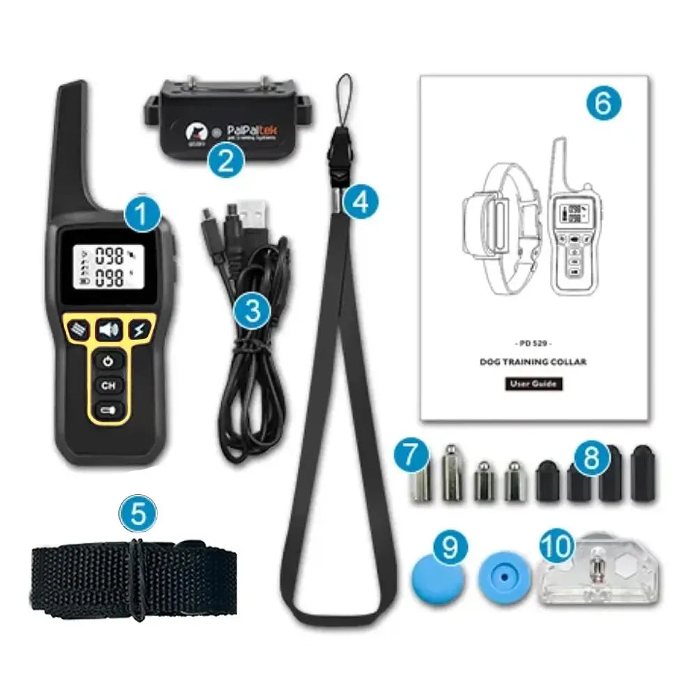 1000m Dog Training Collar – Waterproof, Rechargeable with Remote Control for Small, Medium &amp; Large Dogs