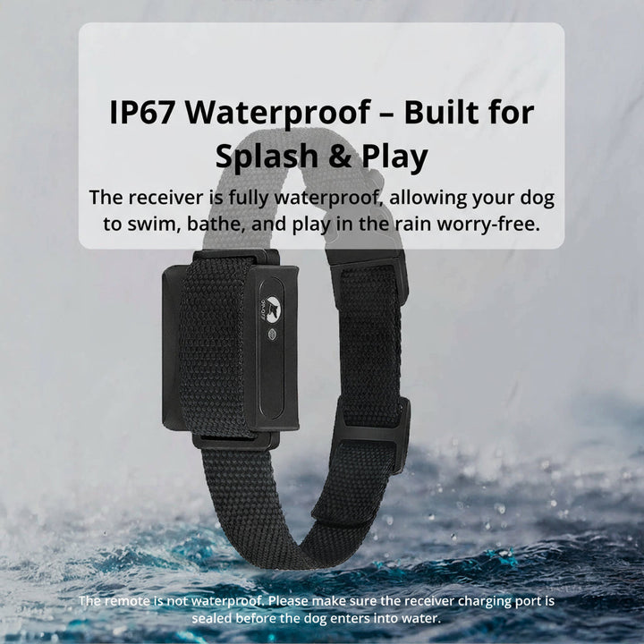 1000m Waterproof Dog Training Collar | Rechargeable, Remote Control &amp; Adjustable for Small, Medium, and Large Dogs
