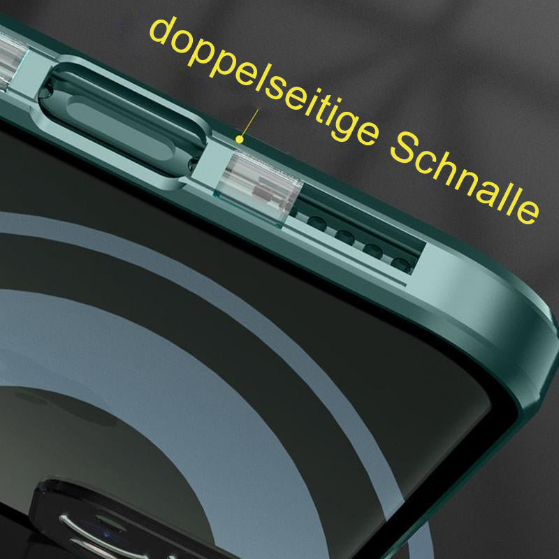 iPhone case with double-sided buckle