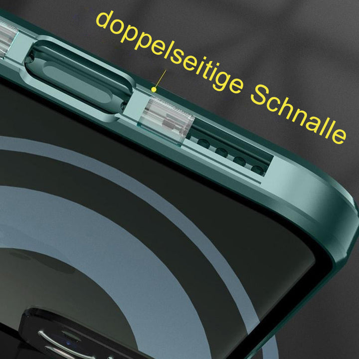 iPhone case with double-sided buckle