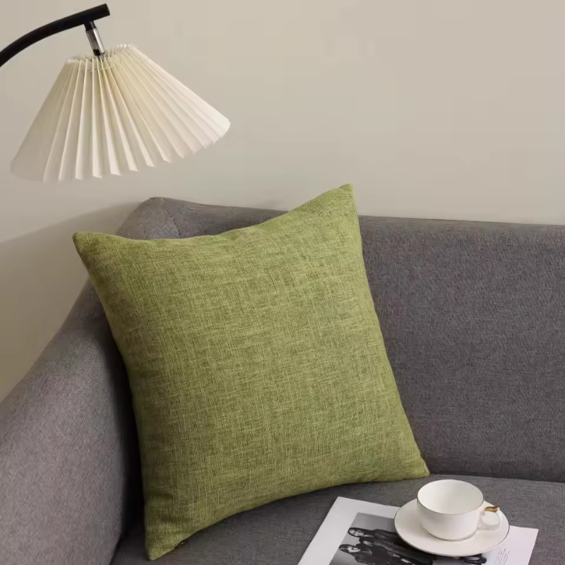 Cotton Linen Pillowcases for Decorative Couch and Chair Cushions