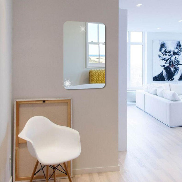 Oval Rectangle Mirror Sticker |