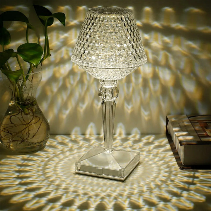Crystal table lamp