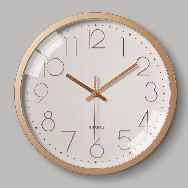 Simple Design 3D Silent Classroom Wall Clock 30 cm