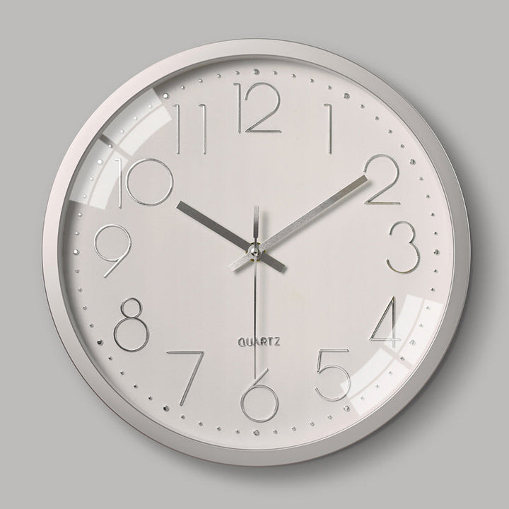 Simple Design 3D Silent Classroom Wall Clock 30 cm