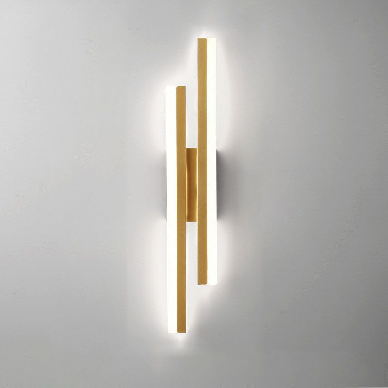 Alana Modern LED Wall Light - Elegant Black/Gold Wall Lighting for Living Room and Bedroom