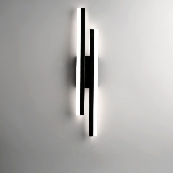 Alana Modern LED Wall Light - Elegant Black/Gold Wall Lighting for Living Room and Bedroom