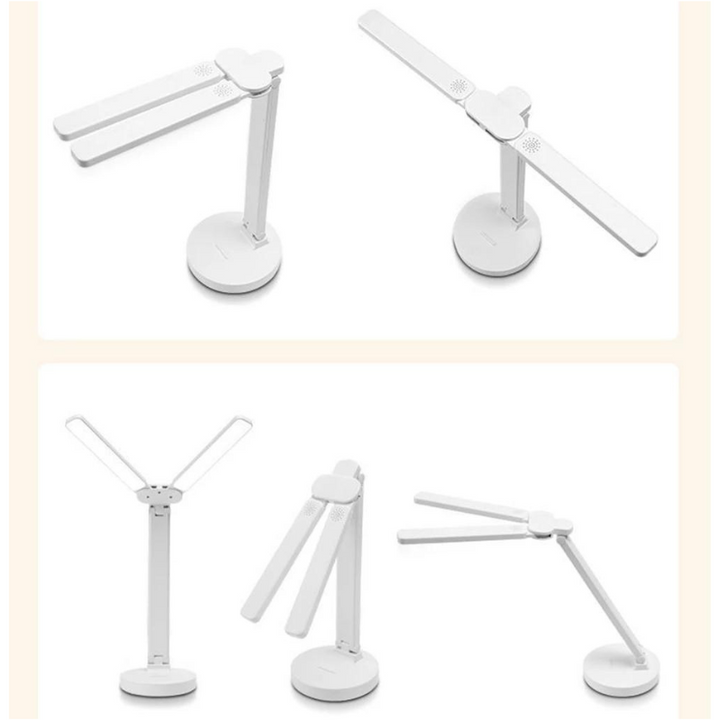 Adjustable Reading Lamp - Rechargeable Dimmable with Phone Table