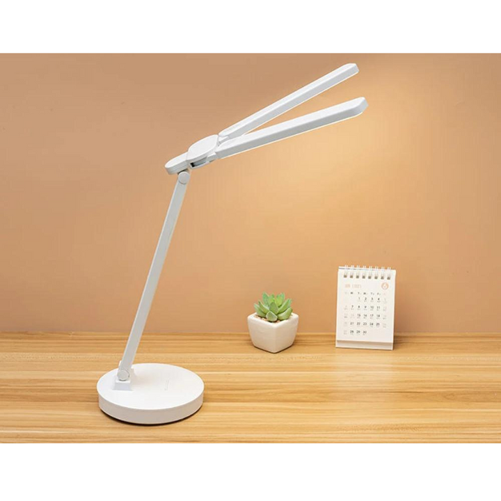 Adjustable Reading Lamp - Rechargeable Dimmable with Phone Table