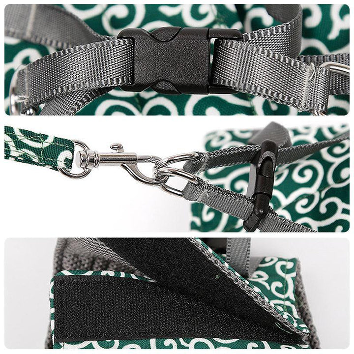 Collar jacket and leash for cat |