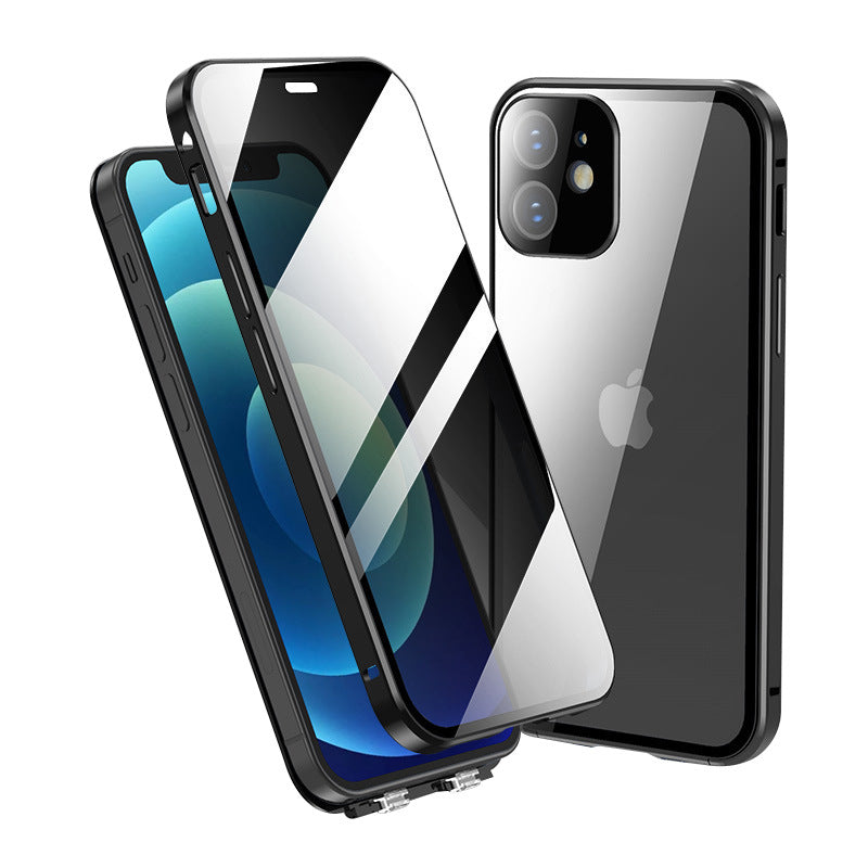 iPhone case with double-sided buckle