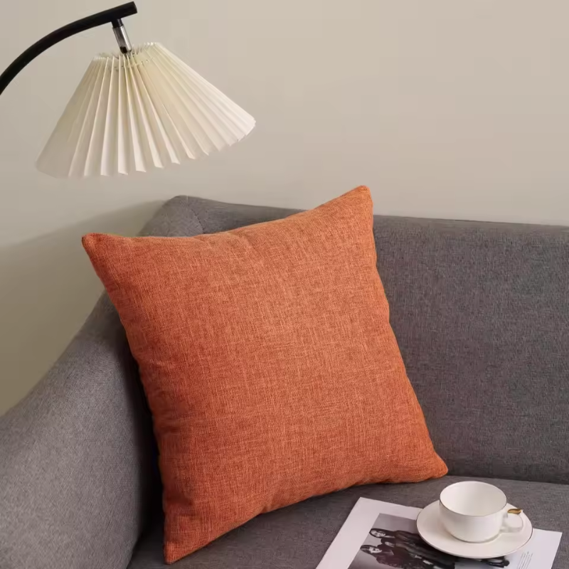 Cotton Linen Pillowcases for Decorative Couch and Chair Cushions