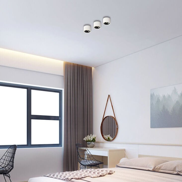 Origo Minimalistic LED Ceiling Light - Adjustable Round Recessed Lamp