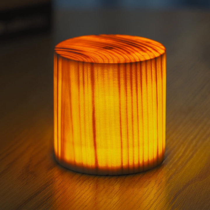 LumiWood – LED table lamp with battery and touch control