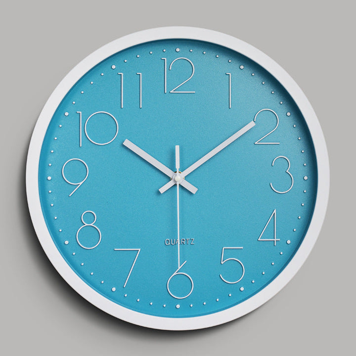 Simple Design 3D Silent Classroom Wall Clock 30 cm