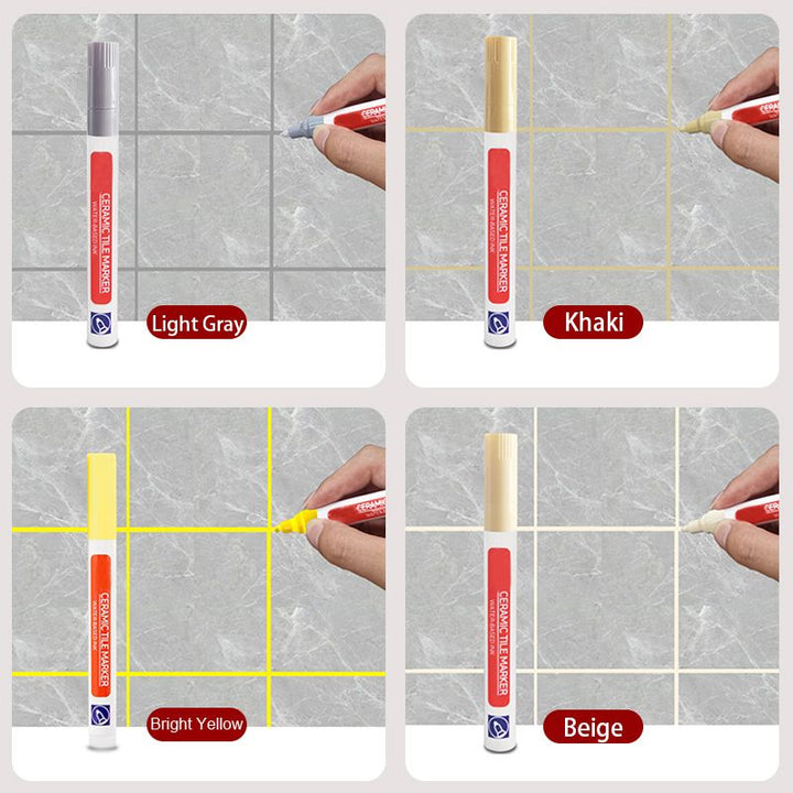 Pousbo Anti-Mosquito and waterproof grout pen for ceramic tiles